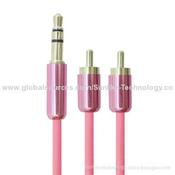 3.5mm Jack Audio Cable with Aluminum Shell, Ultra-soft Wire